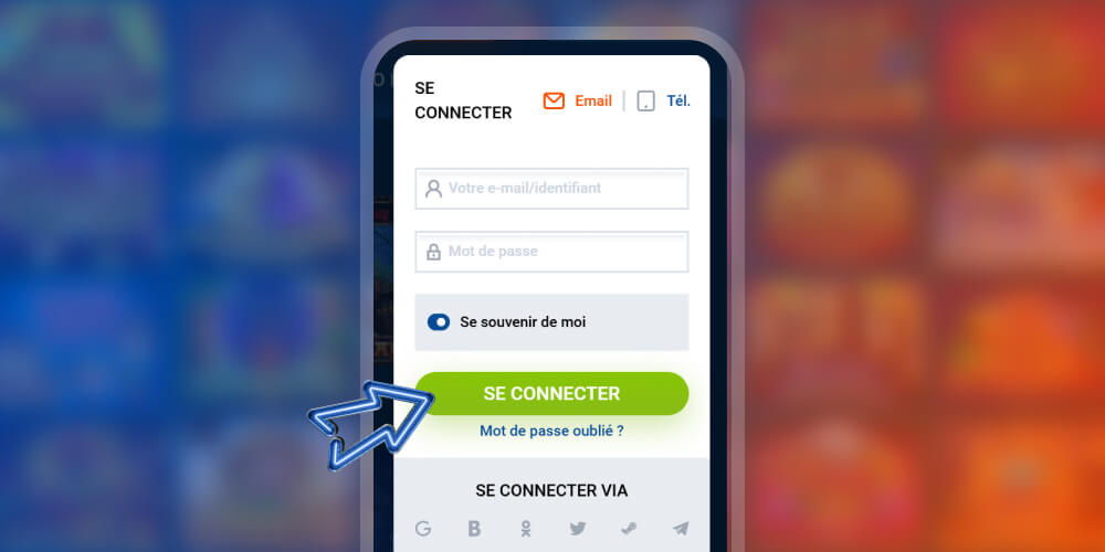 Connectez-vous &agrave; votre compte